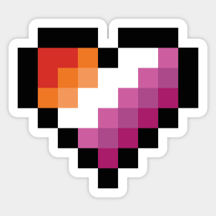 Lesbian heart Sticker